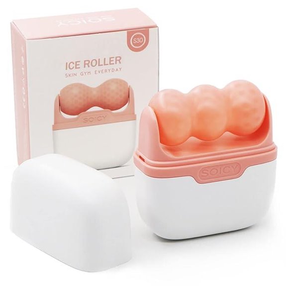 Ice Face Roller with Travel Case (Pink)