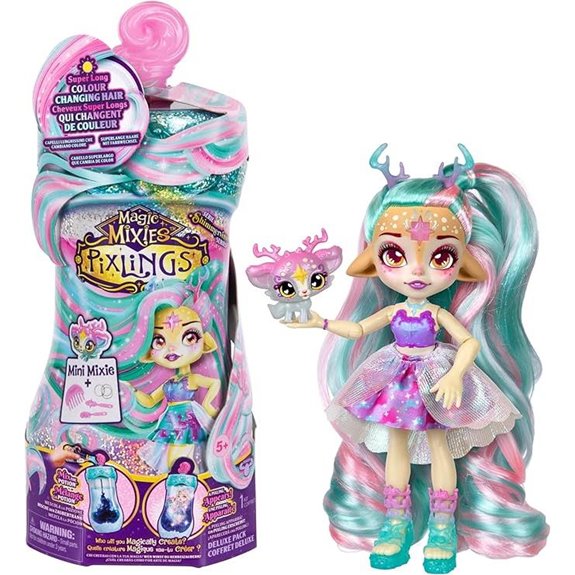 Magic Mixies Pixlings Deluxe Pack with Doll and Accessories