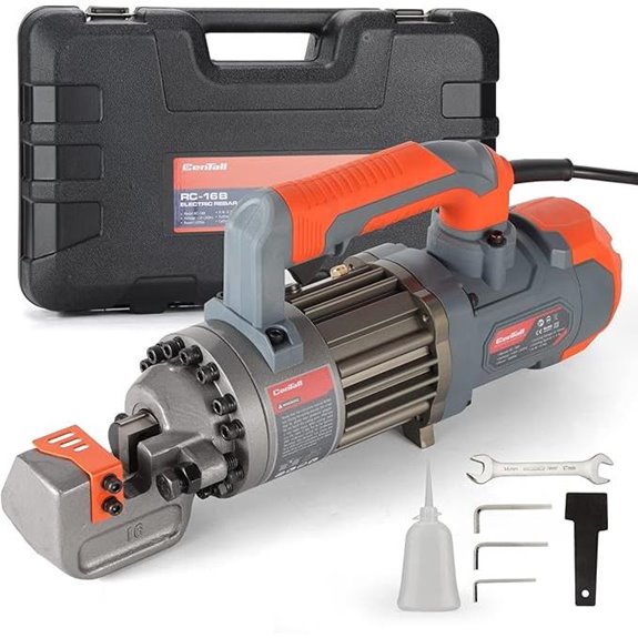 Electric Hydraulic Rebar Cutter 4-16mm 1000W Portable