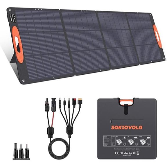 Portable 200W Foldable Solar Panel for Power Stations