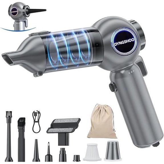 Handheld Cordless Car Vacuum with Window Breaker