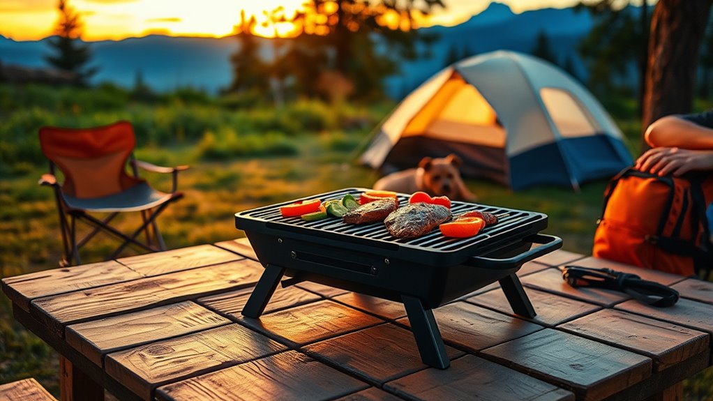 portable durable camping grill