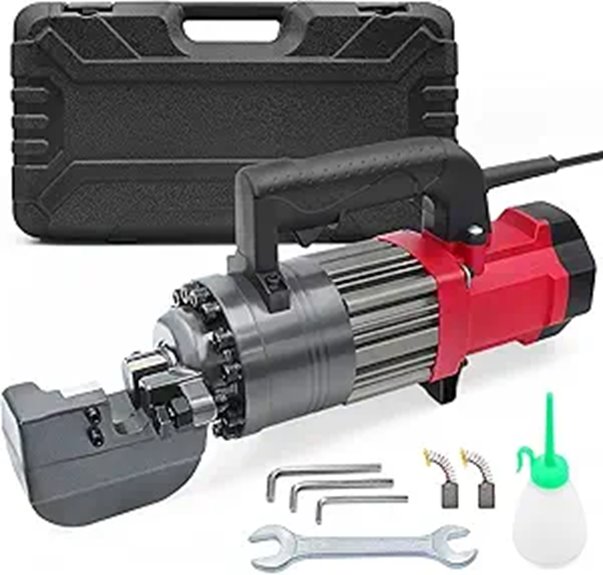 Electric Hydraulic Rebar Cutter 1400W Portable 2-3s Cuts