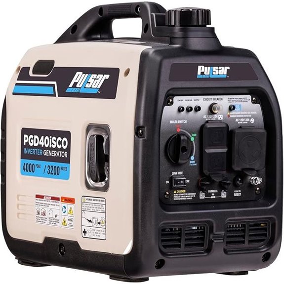 Pulsar PGD40ISCO Portable Gas Inverter Generator