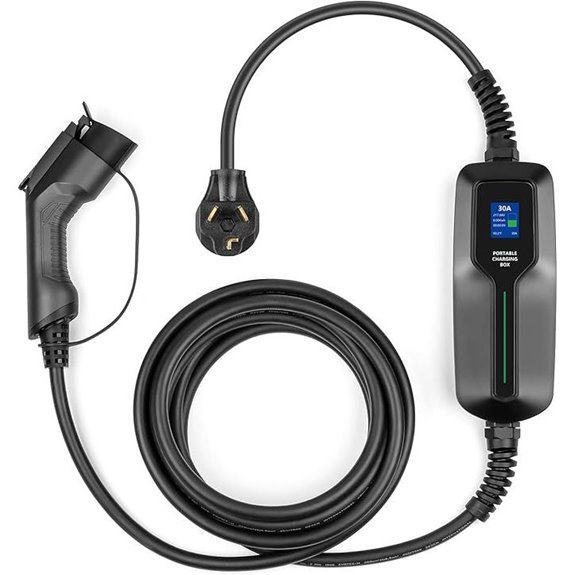 Portable Level 2 EV Charger Station (NEMA 10-30)