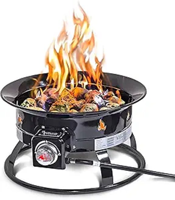 portable propane fire pit