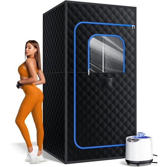 Portable Home Steam Sauna Tent with Accessories