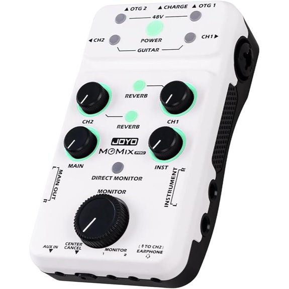 JOYO MOMIX PRO USB Audio Mixer with Phantom Power
