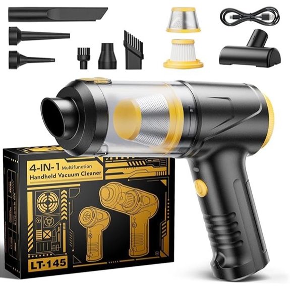 Cordless Handheld Vacuum Cleaner with LED Light