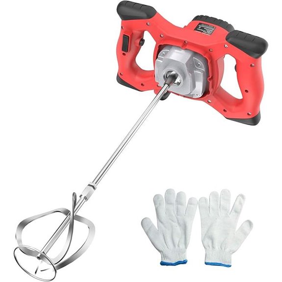 IMAYCC 2100W Electric Cement Mixer with 6 Speeds