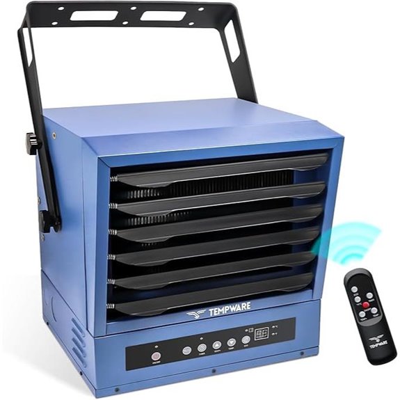 10000W Electric Garage Heater with Remote and Timer