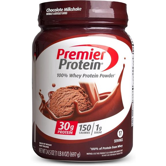 Premier Protein Chocolate Powder (24.5 oz 17 Servings)