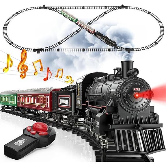 Hot Bee Remote Control Train Set with Light & Smoke