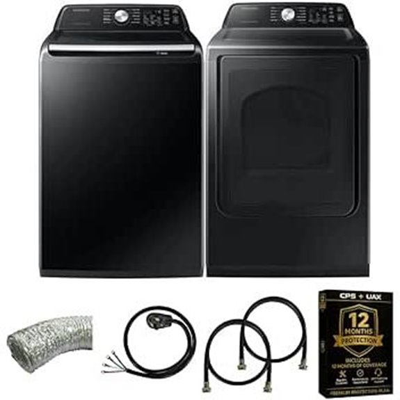 Samsung 4.7 cu ft Top Load Washer & Dryer Bundle