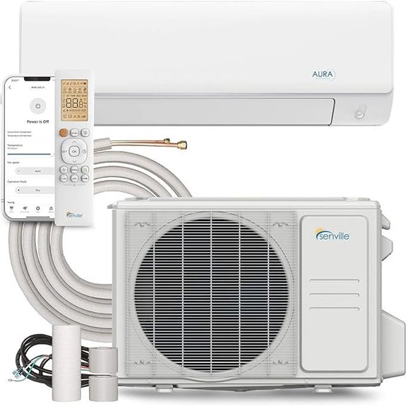 Senville Aura 24,000 BTU Mini Split AC & Heat Pump
