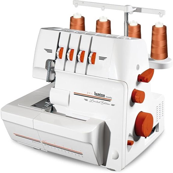 Lumina Moda Overlock Serger Machine with Stitch Options
