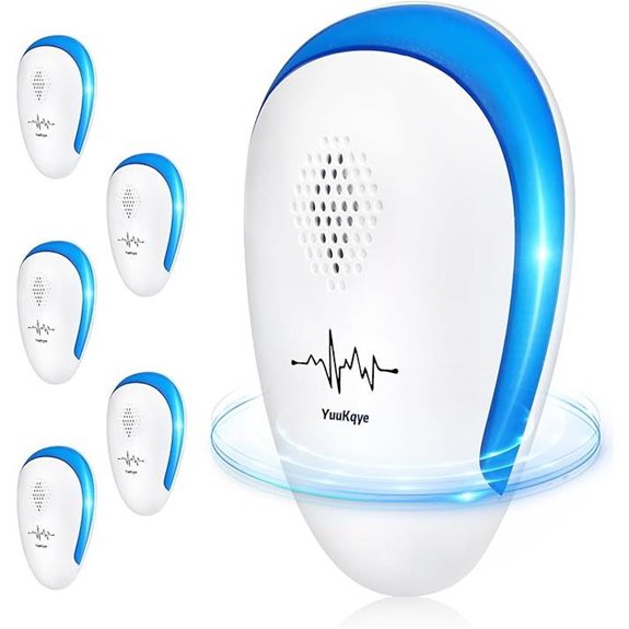 Ultrasonic Pest Repeller 6-Pack for Indoor Control