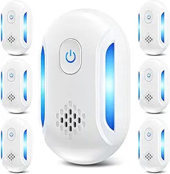 Ultrasonic Pest Repeller 6-Pack Indoor Rodent & Bug Control