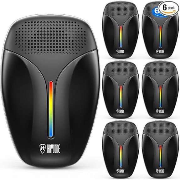 Upgraded Ultrasonic Pest Repeller 6-Pack 3 Modes