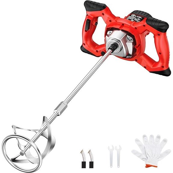 Silvel Electric Cement Mixer with 6-Speed Adjustment