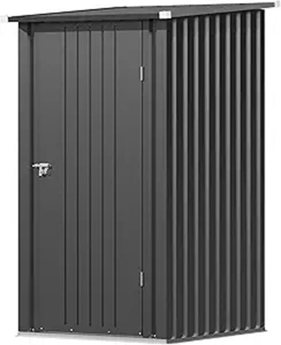 Devoko 3x3 ft Outdoor Metal Storage Shed