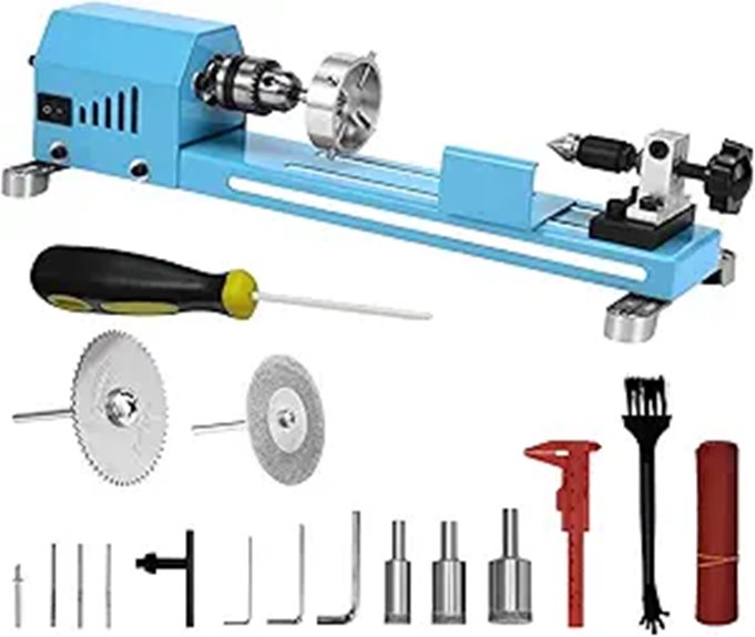 Mini Wood Lathe Machine Tool Kit