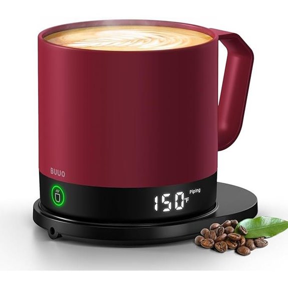 Self-Heating 14oz Smart Coffee Mug with LED Display