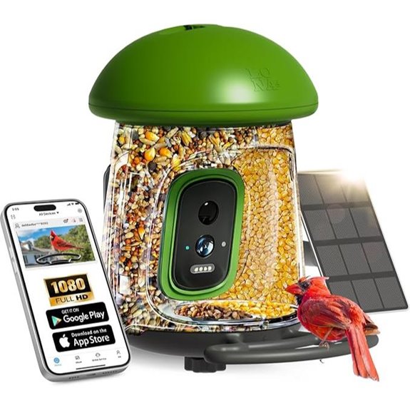 LONA Smart Bird Feeder with Camera and AI Detection