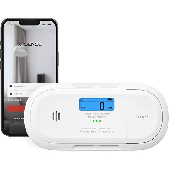 X-Sense Smart Carbon Monoxide Detector with App Control