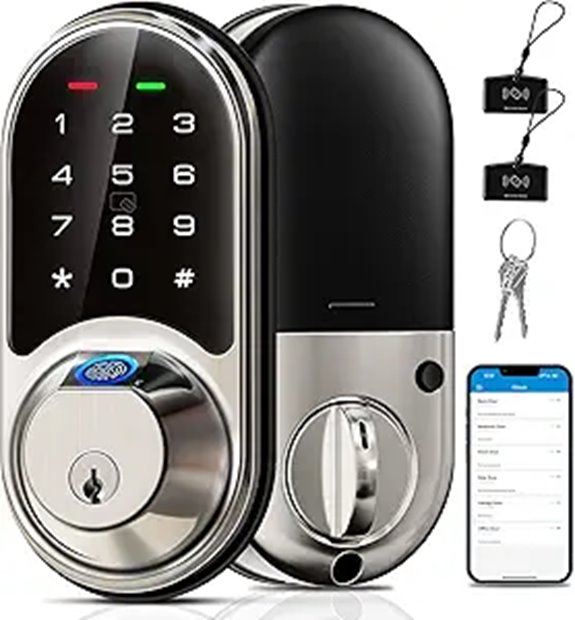 Veise RZ07 Smart Lock with App & Biometric Access