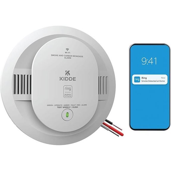 Kidde Smart Smoke & CO Detector with Ring App