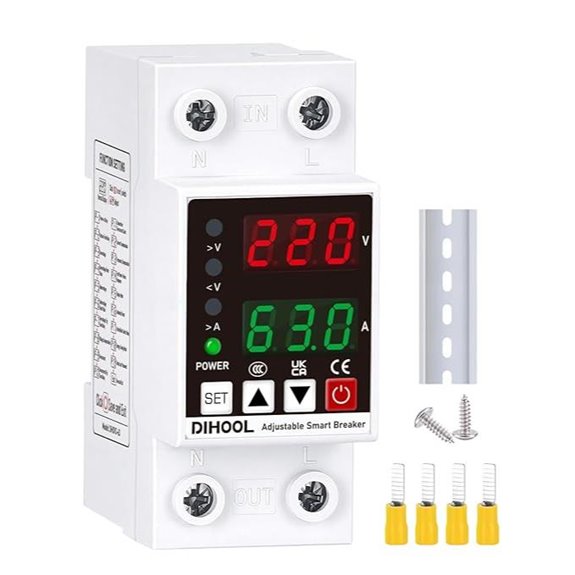 DIHOOL Smart Circuit Breaker with Voltage Protection