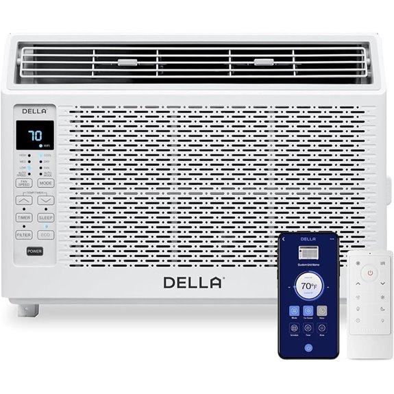 Della 5000 BTU Smart Window AC with WiFi