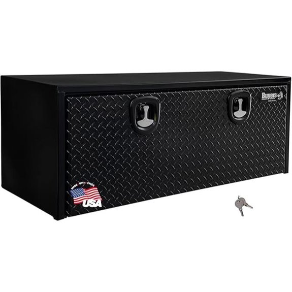 Buyers Steel Truck Tool Box with Aluminum Door