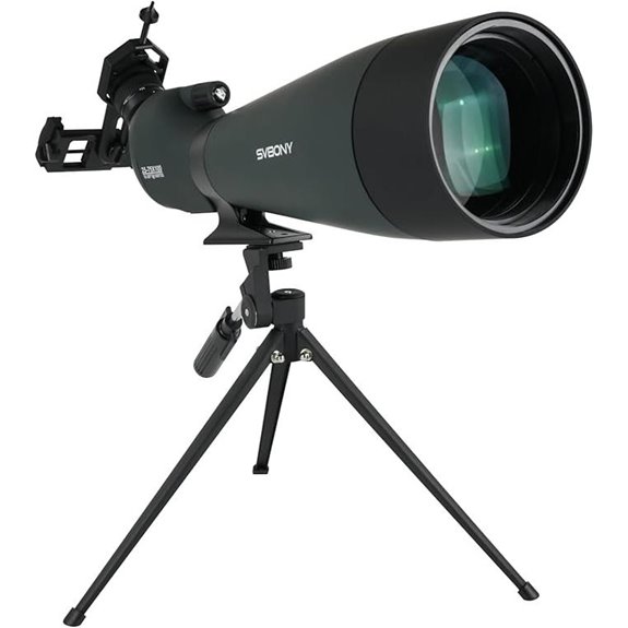 SVBONY SV28 100mm Spotting Scope with Tripod