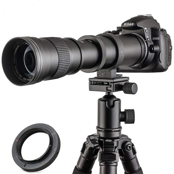 JINTU 420-800mm Telephoto Zoom Lens for Canon DSLR