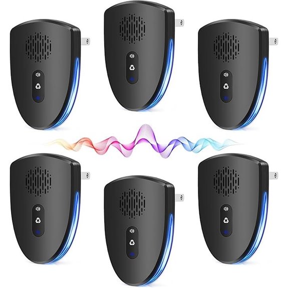 Ultrasonic Pest Repeller Pack with 3 Modes