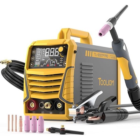 TOOLIOM TIG Welder with Pulse and Digital Display