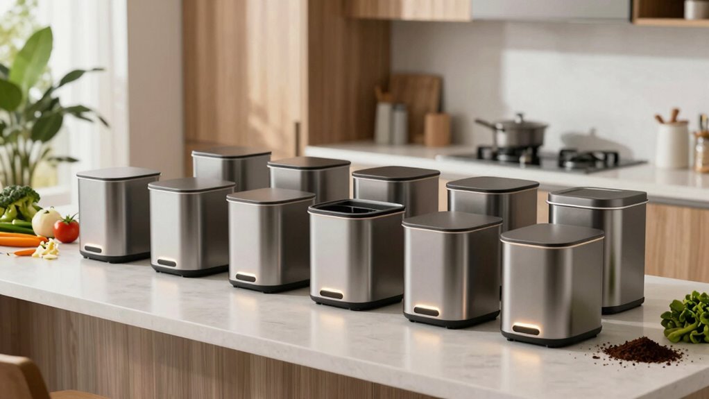 top electric kitchen compost bins