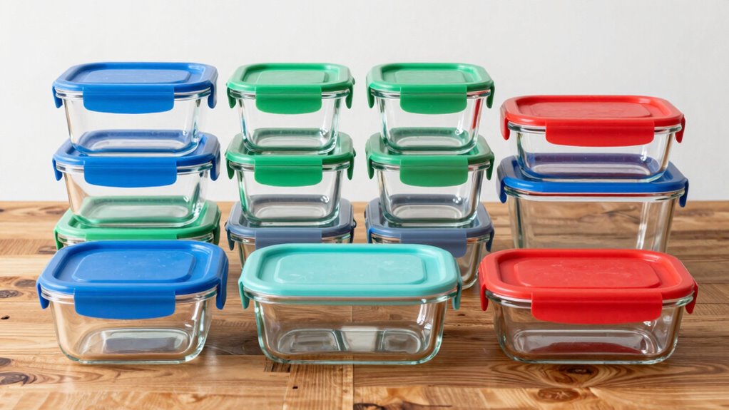 top glass meal containers