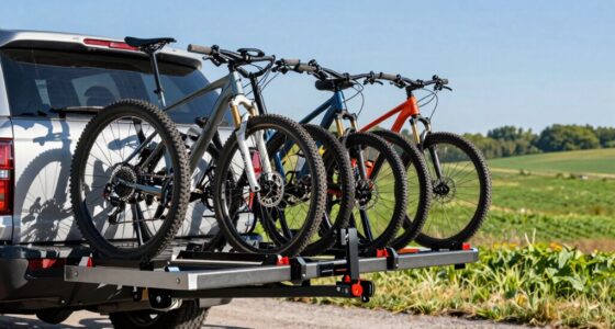 top hitch bike racks