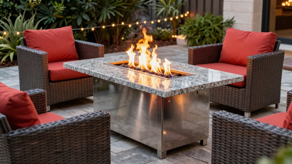 top outdoor fire pit tables