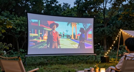 top outdoor projector screens