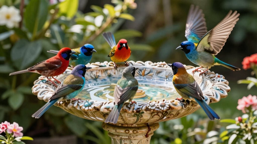 top resin bird baths