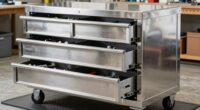 top stainless tool cabinets
