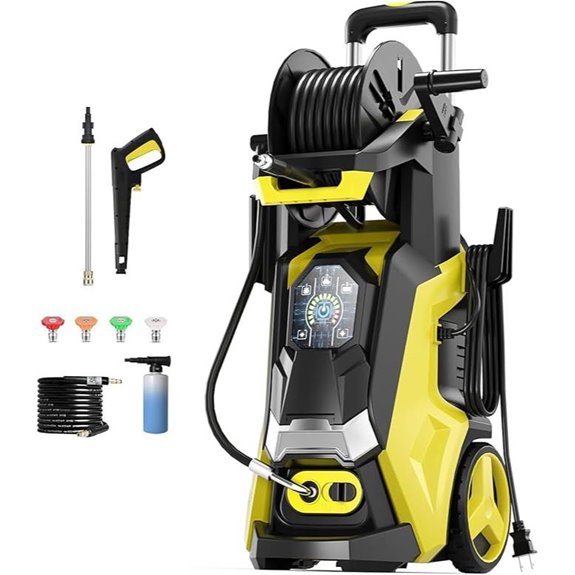 Pressure Washer with Touch Screen 5000PSI Nozzles & Foam Cannon
