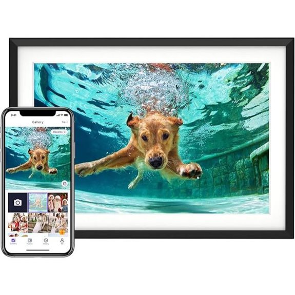 10.1 Digital Photo Frame with 32GB Storage and Touchscreen