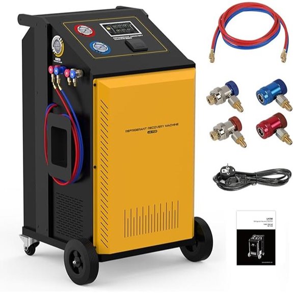 Automatic Dual-System Refrigerant Recovery Machine with Touchscreen