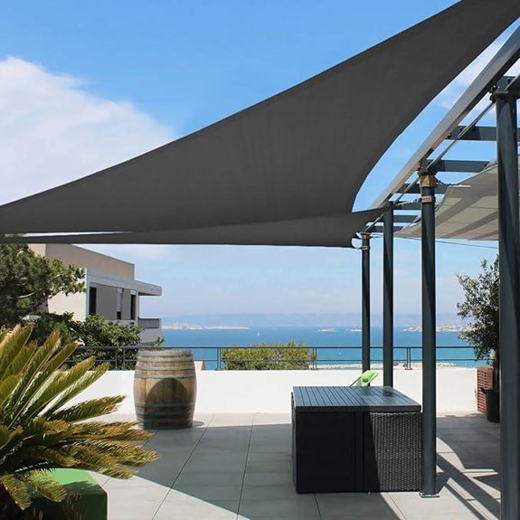 Tronssien Triangle Sun Shade Sail for Patio and Garden