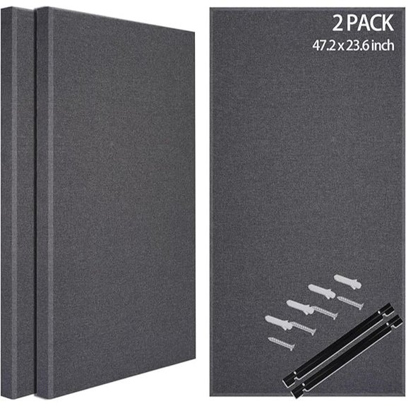 BUBOS 2 PCS Fabric Acoustic Wall Panels